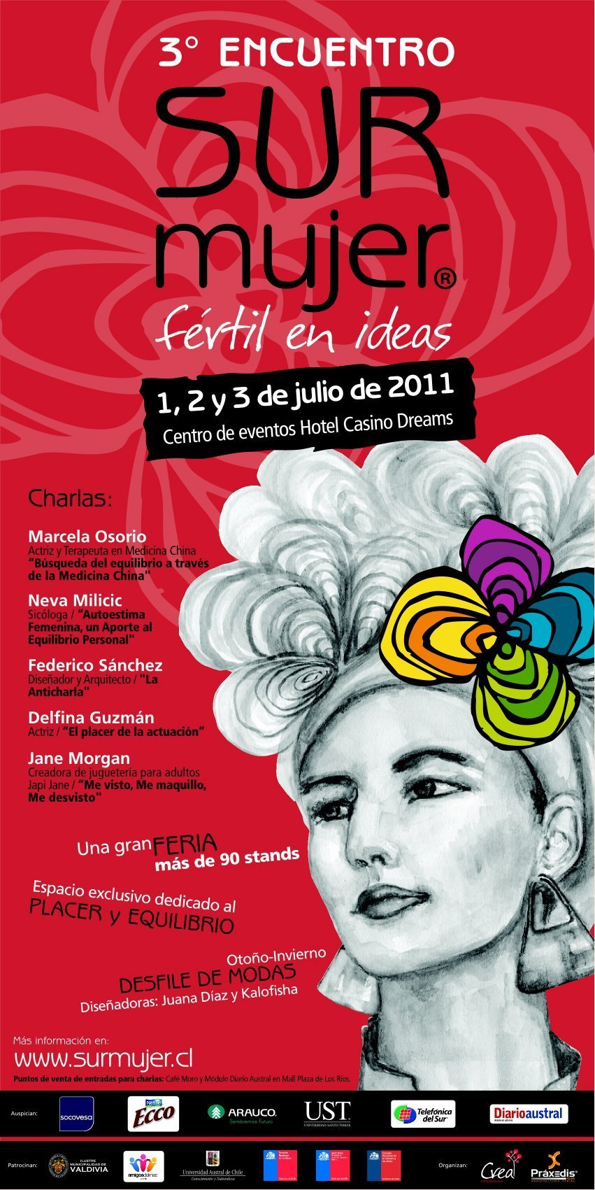 Afiche Sur Mujer 2011